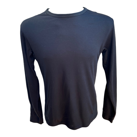 TCM Funktionsshirt Herren Gr L Schwarz Langarm Sportshirt Atmungsaktiv Elastisch