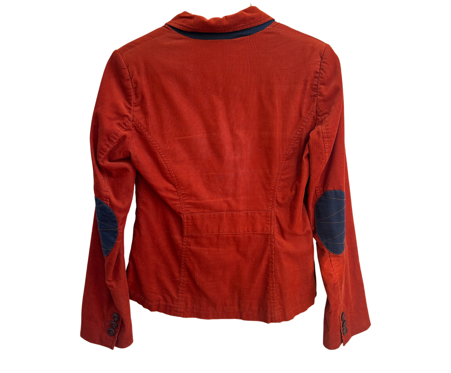 s.Oliver Damen Blazer Gr 36 Orange Cordjacke Elegant Freizeit Übergangsjacke