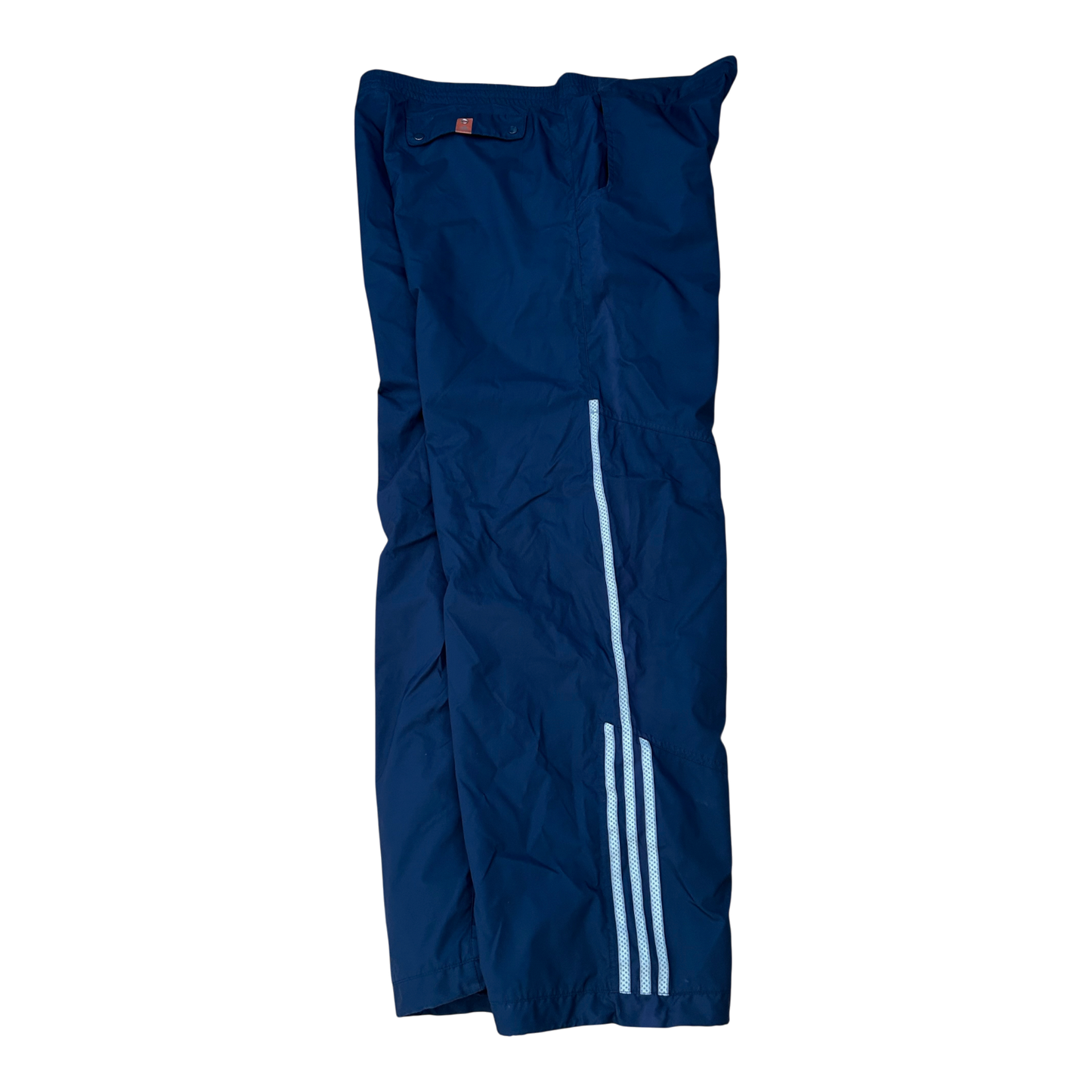 Adidas Hose Herren Gr L Dunkelblau Sporthose Netzfutter Reflektoren Verstellbar