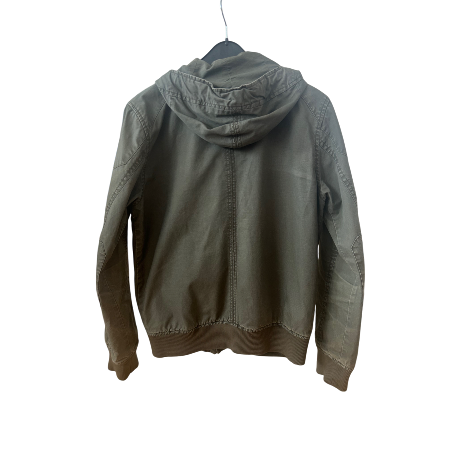 🔥 H&M Jacke Herren M Khaki – Used Look & Utility Style