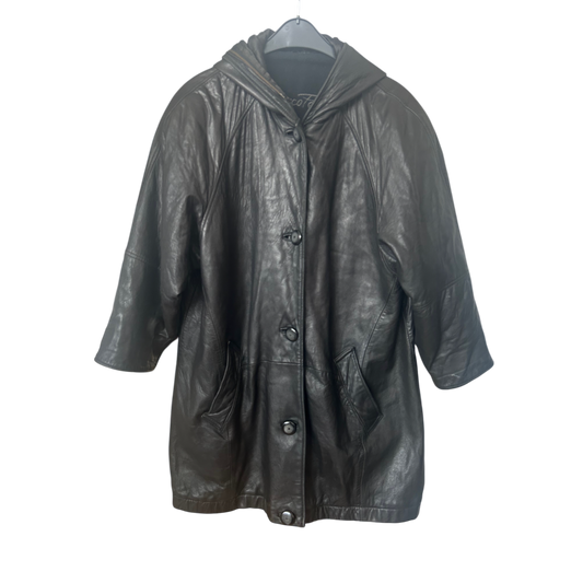 🧥 Marco Pecci Lederjacke M Glockenschnitt – Gr. 42 🧥