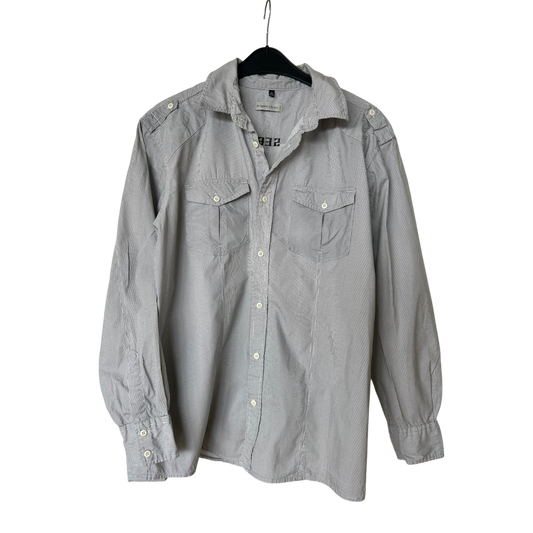 👕 Angelo Litrico Hemd Herren XL – Baumwolle – Print hinten 👕