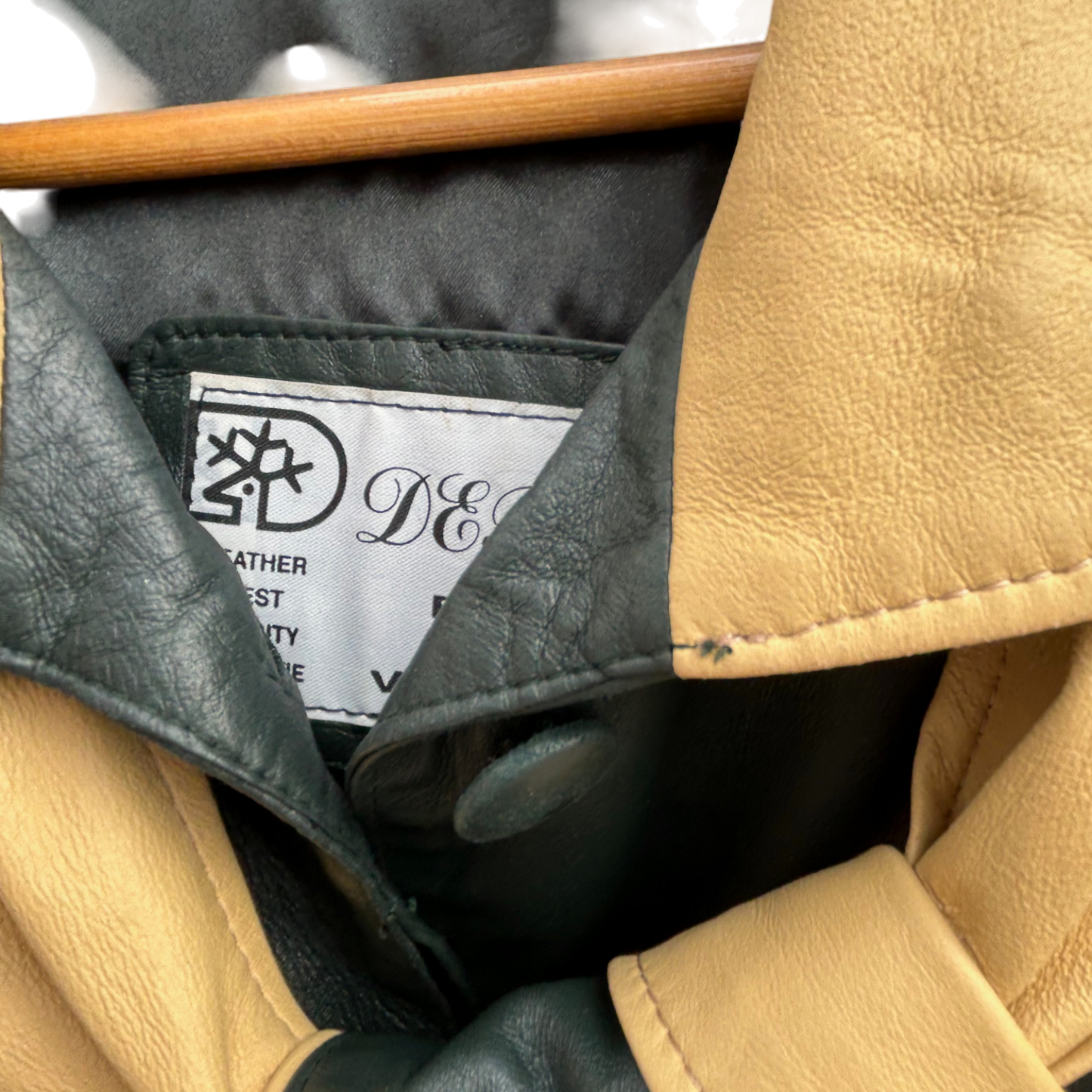 Ledermantel Zweifarbig Damen Gr M Verre Pelle Echtleder Butterweich Kapuze Luxus