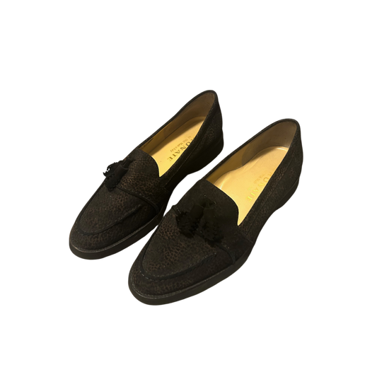 Brunate Loafer Damen Halbschuhe Echtleder Made in Italy Schwarz Gr 39 5 Elegant