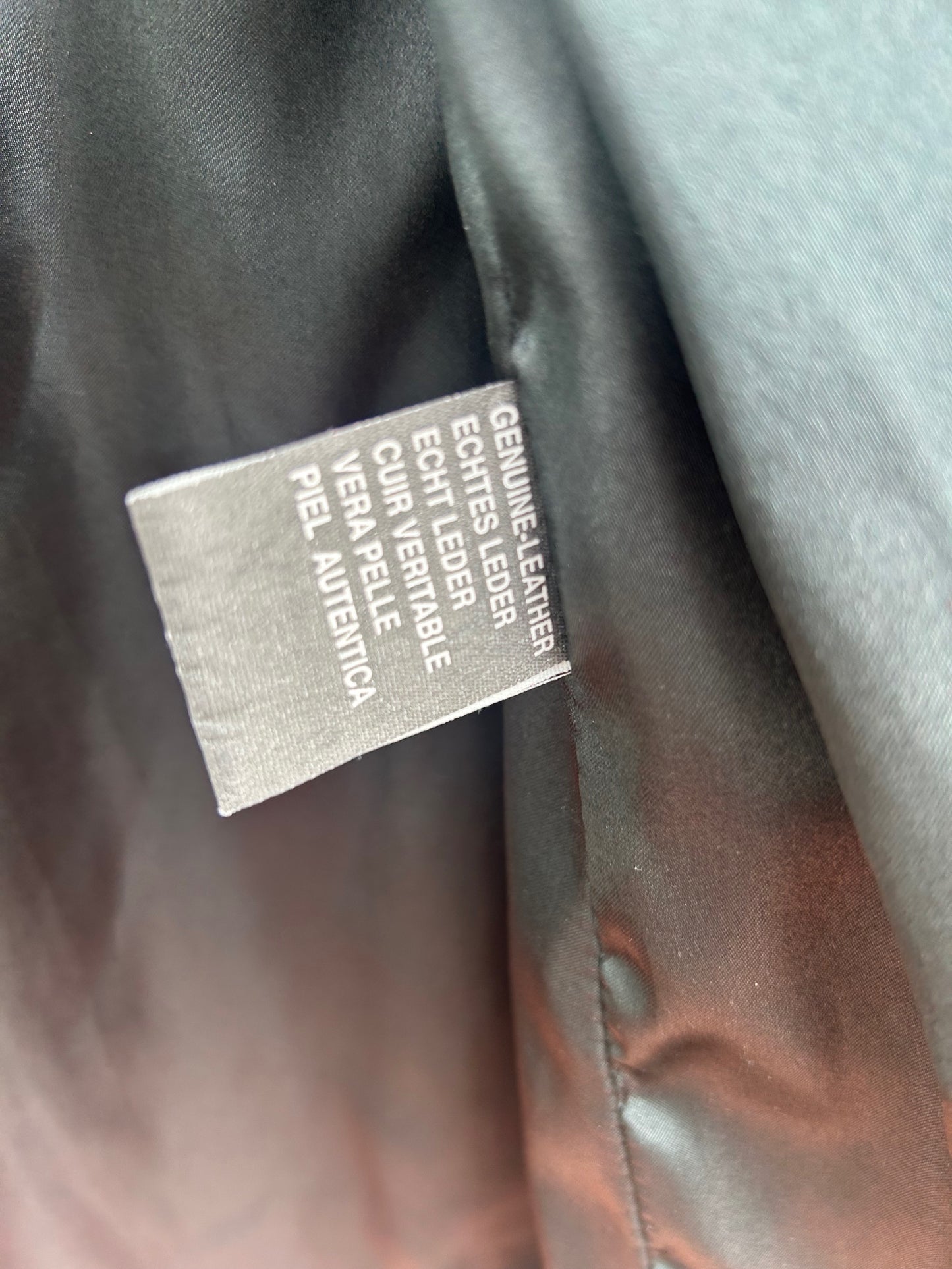 Ledermantel Zweifarbig Damen Gr M Verre Pelle Echtleder Butterweich Kapuze Luxus