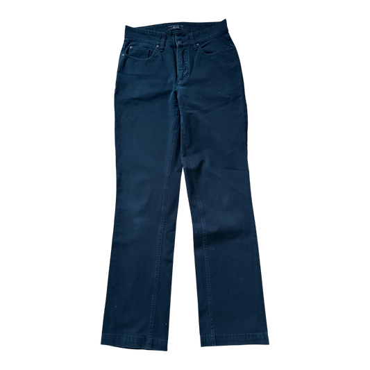 MAC Damen Hose Melanie Country Gr 36 L32 Schwarz Stretch Glitzer Modern Elegant