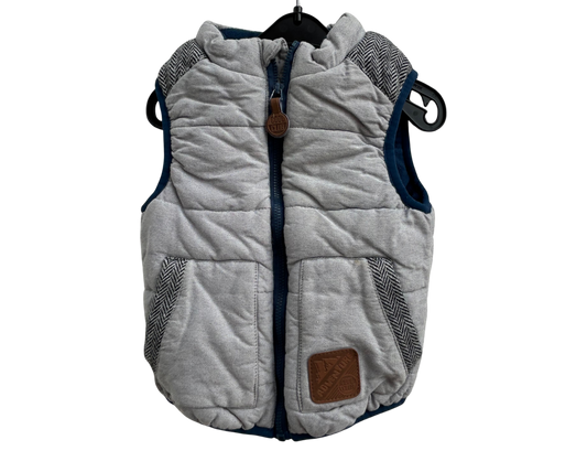 Cool Club Weste Baby Gr 74 Grau Steppweste Warm Gefüttert Übergangszeit Jungen