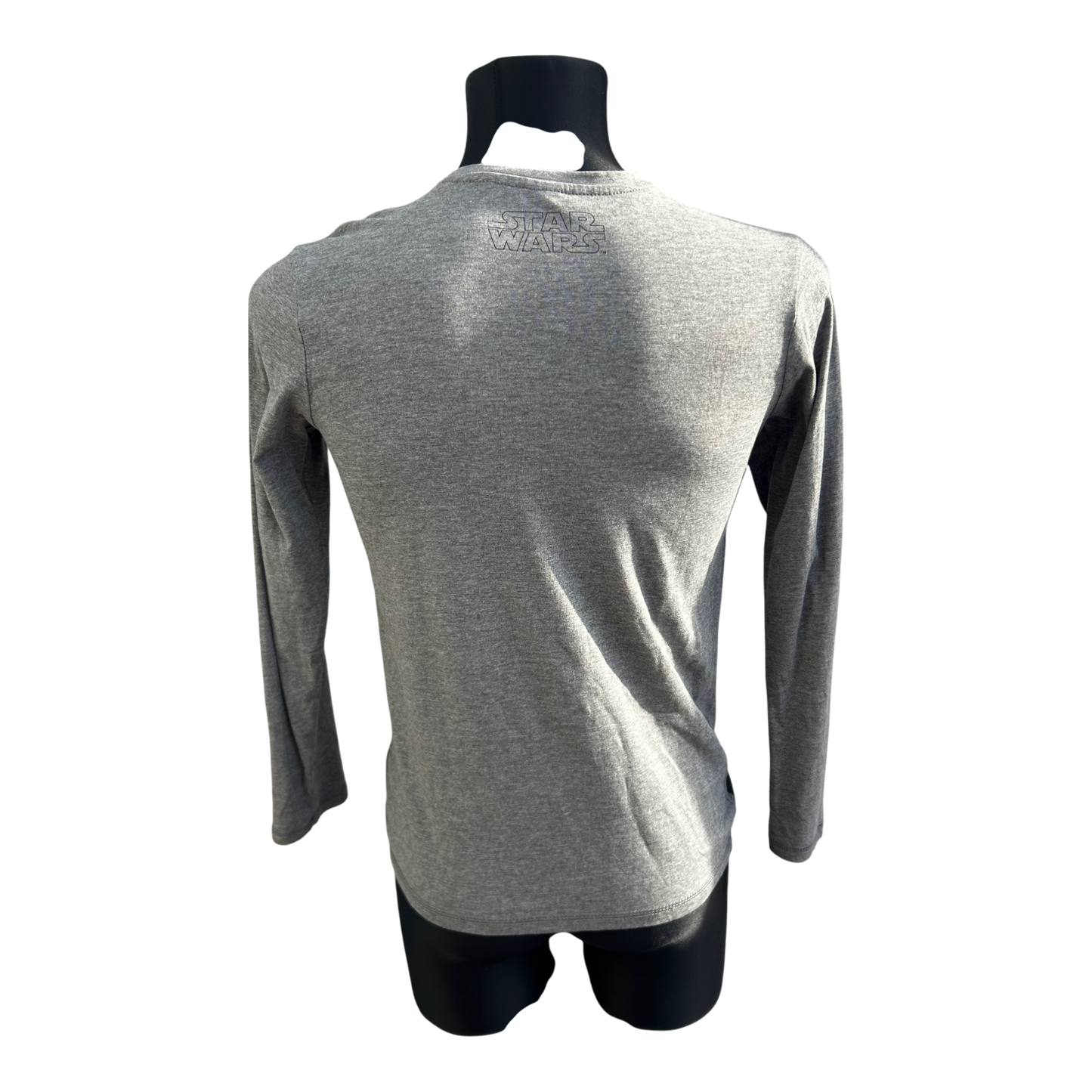 s.Oliver Star Wars Shirt Teenager Gr 164 Grau Langarm Darth Vader Baumwolle