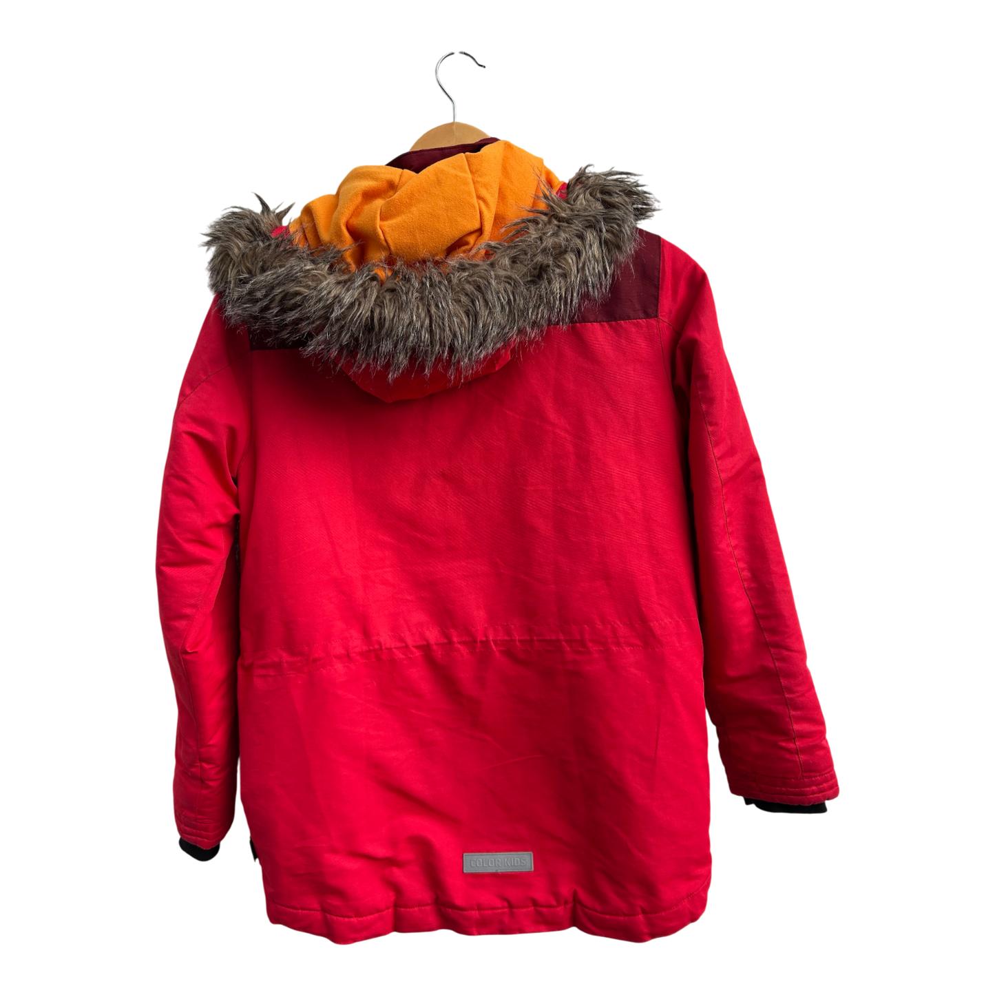 Color Kids Winterjacke Mädchen 152 Rot Warm Gefüttert Abnehmbare Kapuze Outdoor