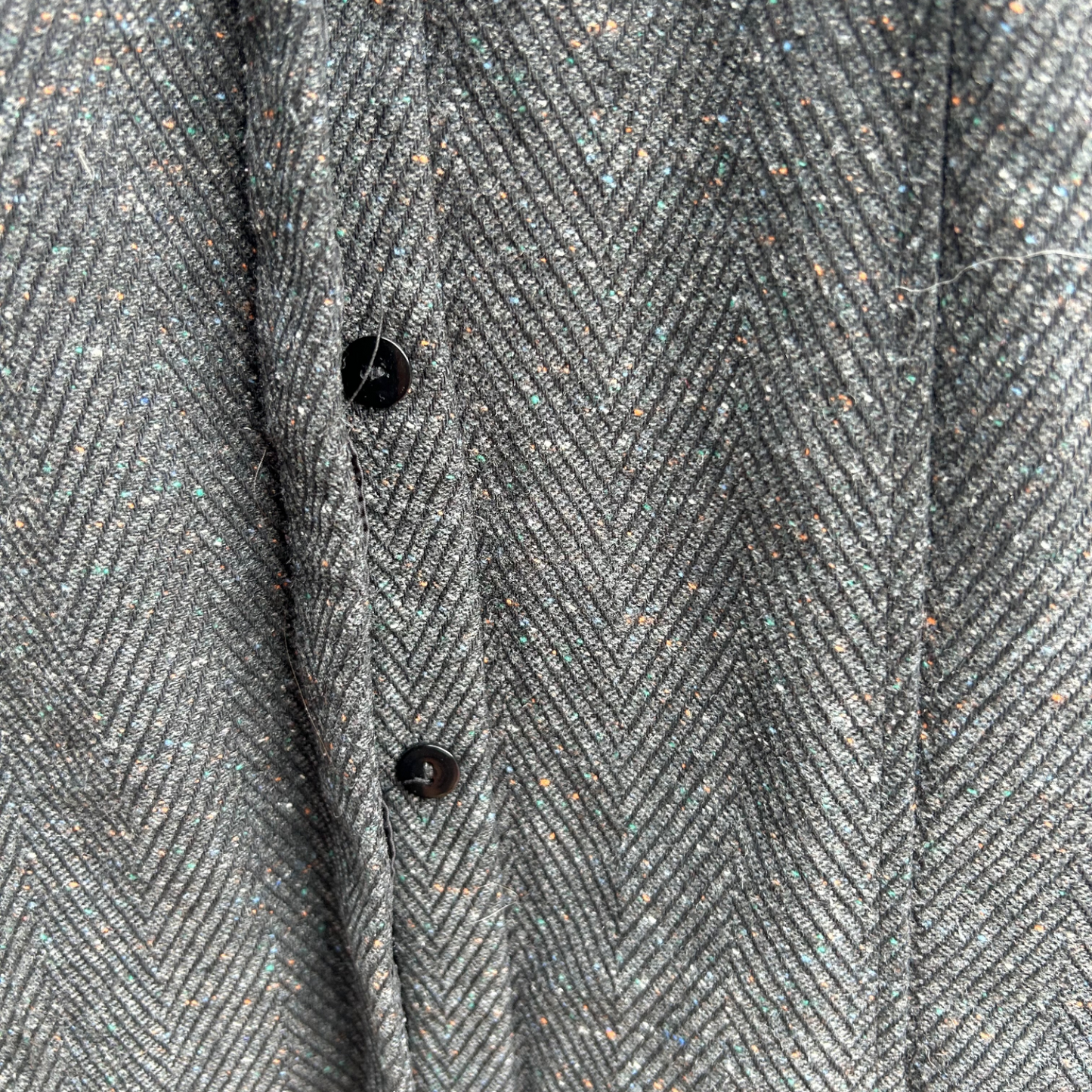 Manttocu Luxury Mantel Damen Gr 38 Grau Wollmischung Lang Schulterpolster Elegant