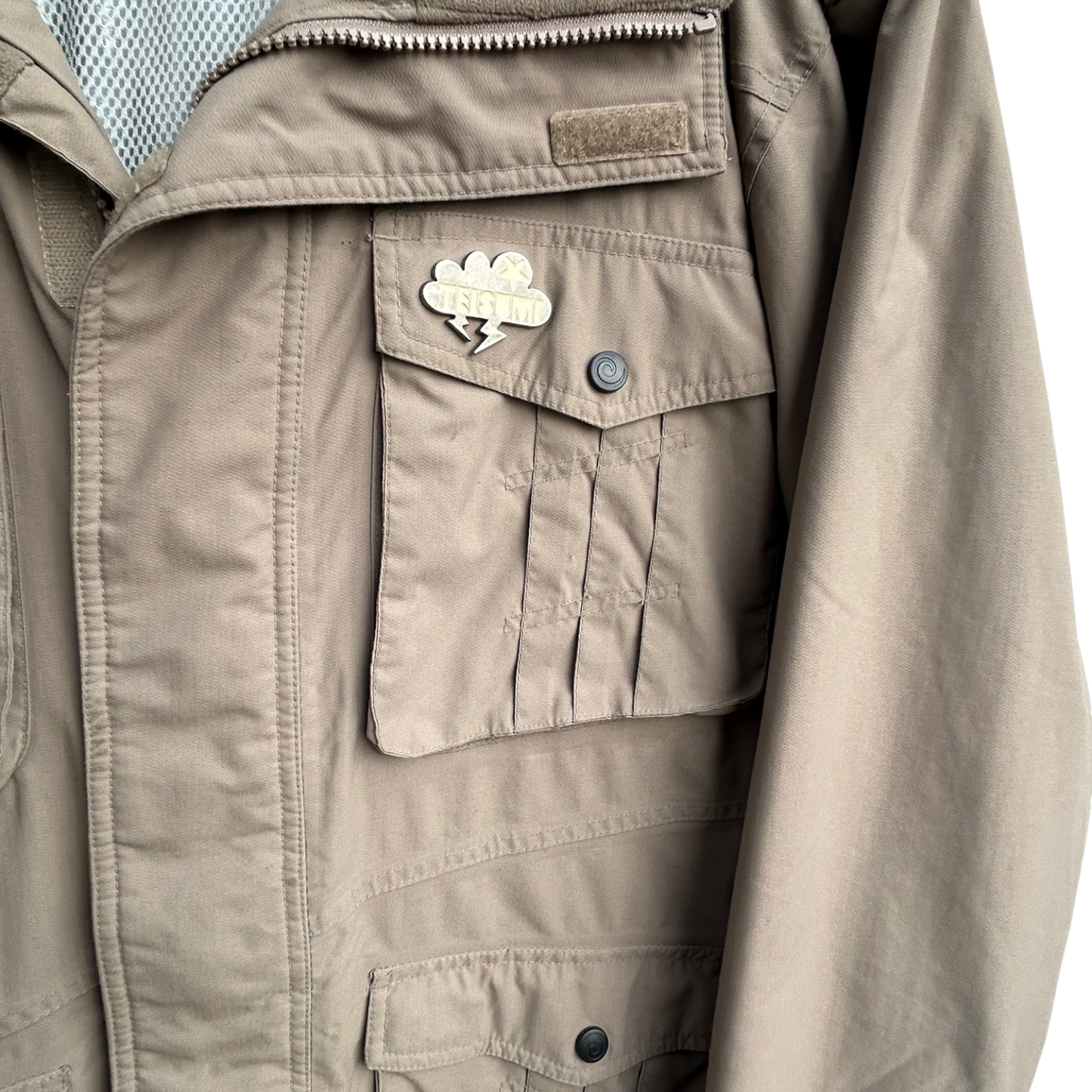 Teisumi Herren Outdoorjacke Gr XXL Braun Warm Kapuze Wasserdicht Winddicht Funktion