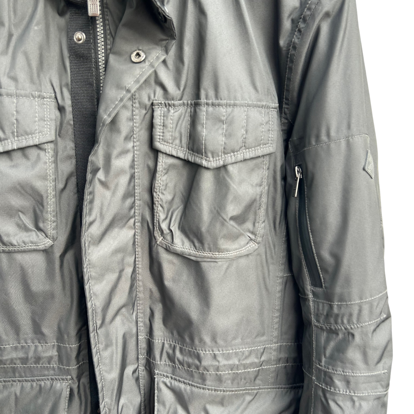 Westbury Raintex Herren Jacke Gr 50 Dunkelgrau Wasserdicht Winddicht Warm Atmungsaktiv