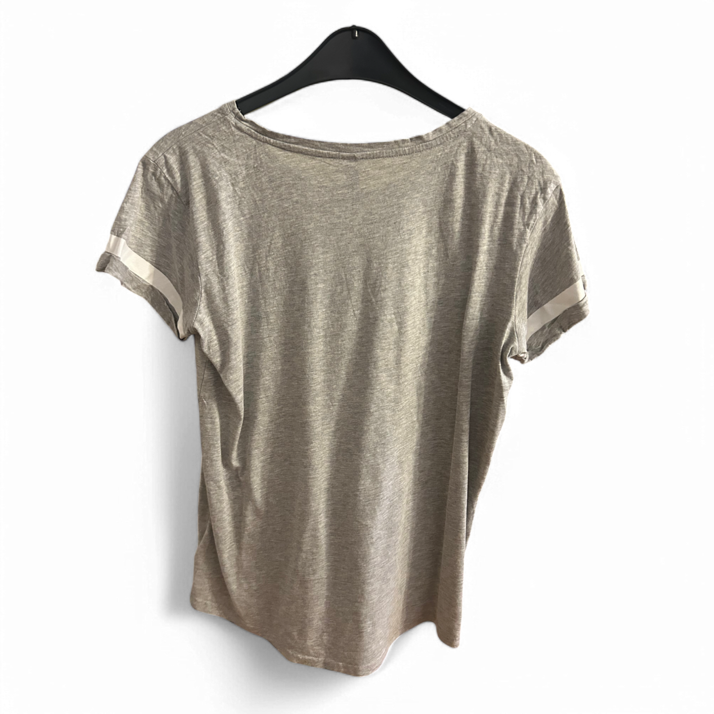 🩶 Jean Pascale T-Shirt Damen M – AWESOME Frontprint – Grau 🩶