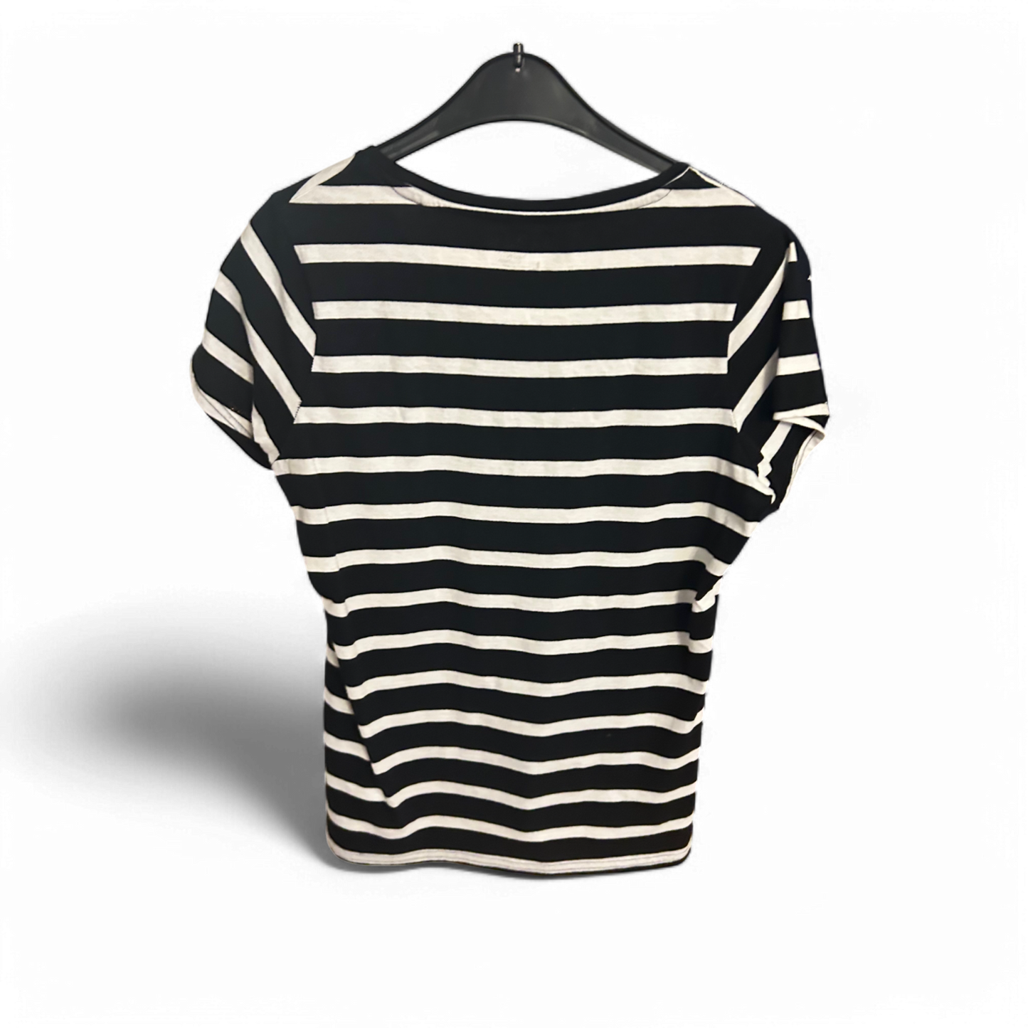 🖤 Infinity Basics Shirt L – Schwarz-Weiß Gestreift 🖤