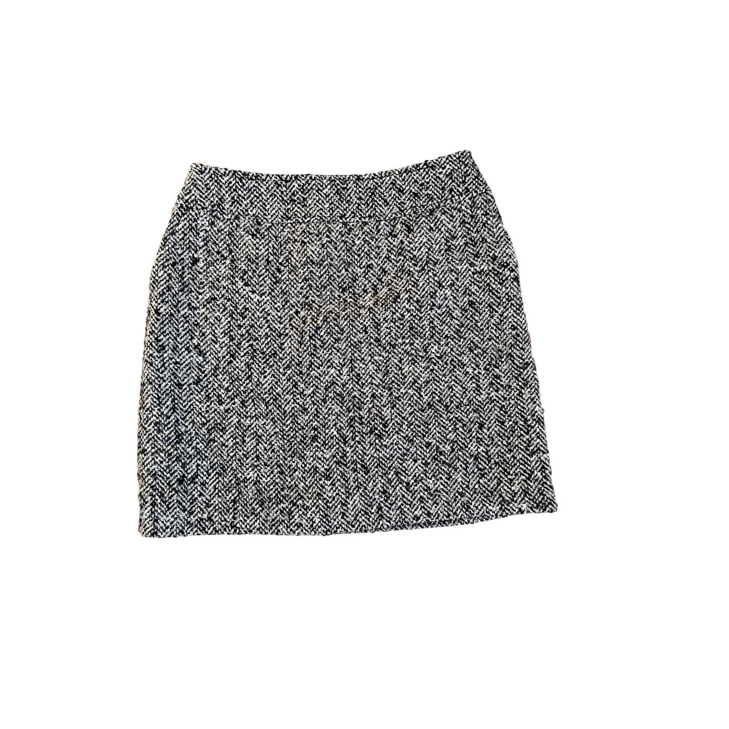 Ashley Brooke Rock Damen 36 38 Wolle Viskose Schwarz Weiß Hahnentritt Mini Elegant