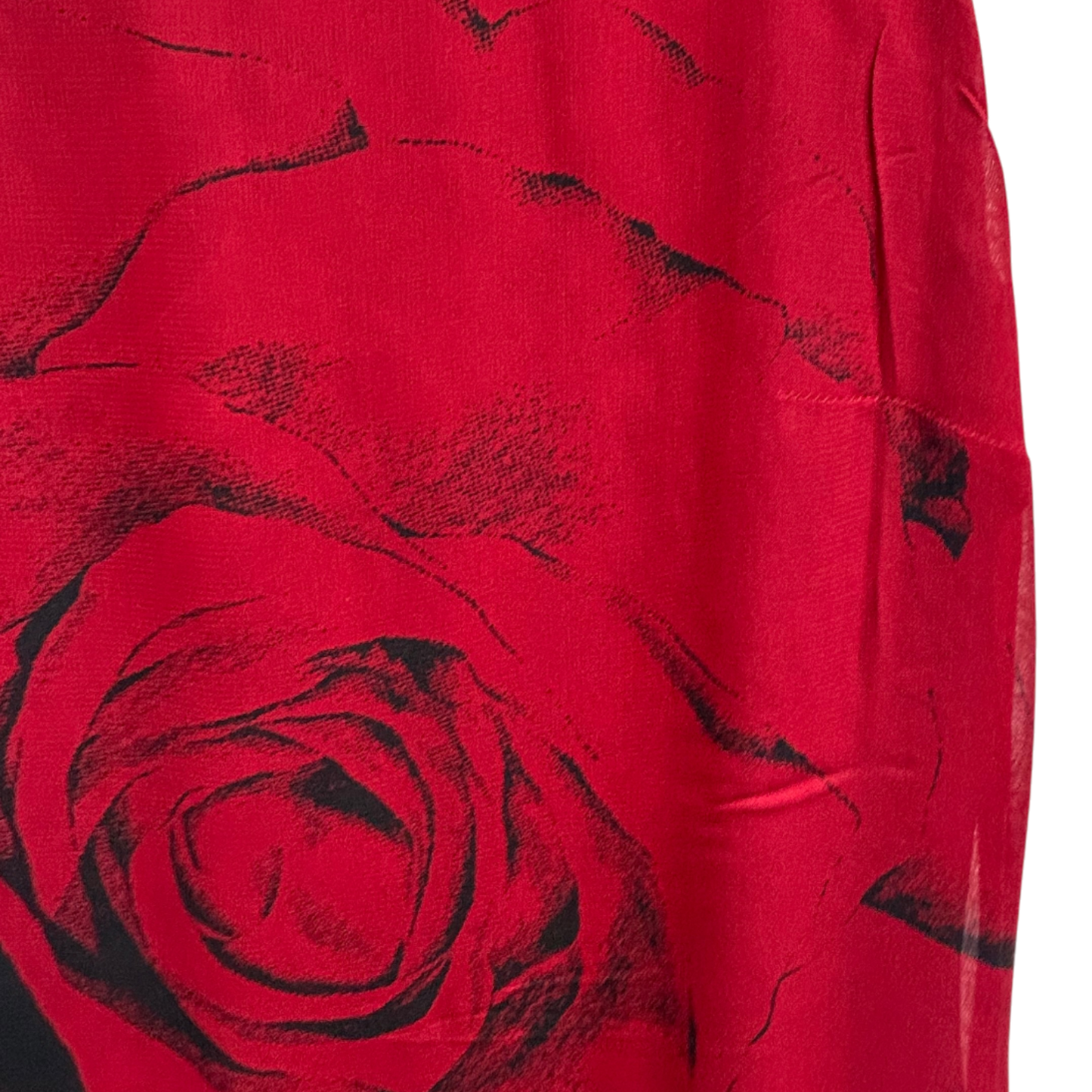 Class International Kleid Damen Gr 38 Rot Rosenmuster Elegant Klassisch Maxi Abendkleid