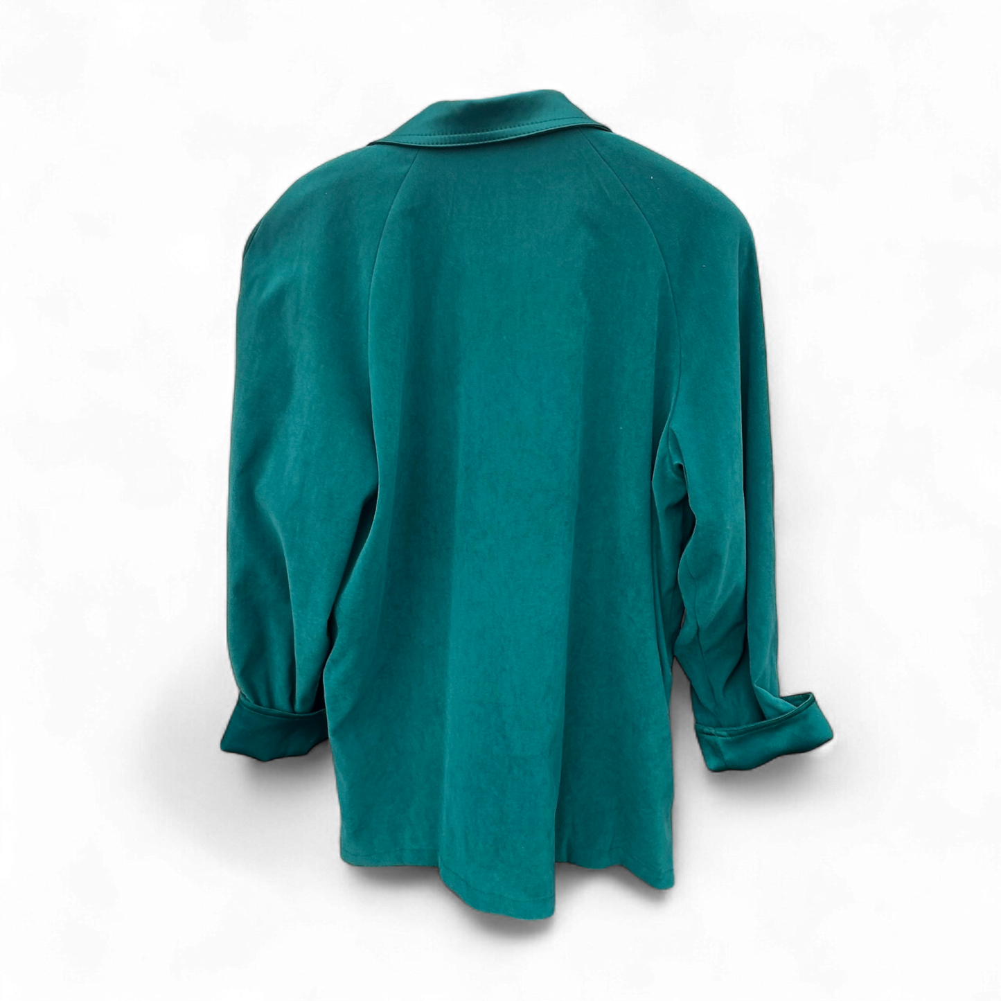 Bergamo Vintage Jacke Damen XL Türkisgrün True Original Retro Streetstyle