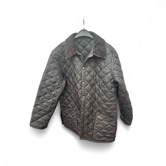 🧥 Barbour Steppjacke Herren L Schwarz – Klassisch & Warm 🧥