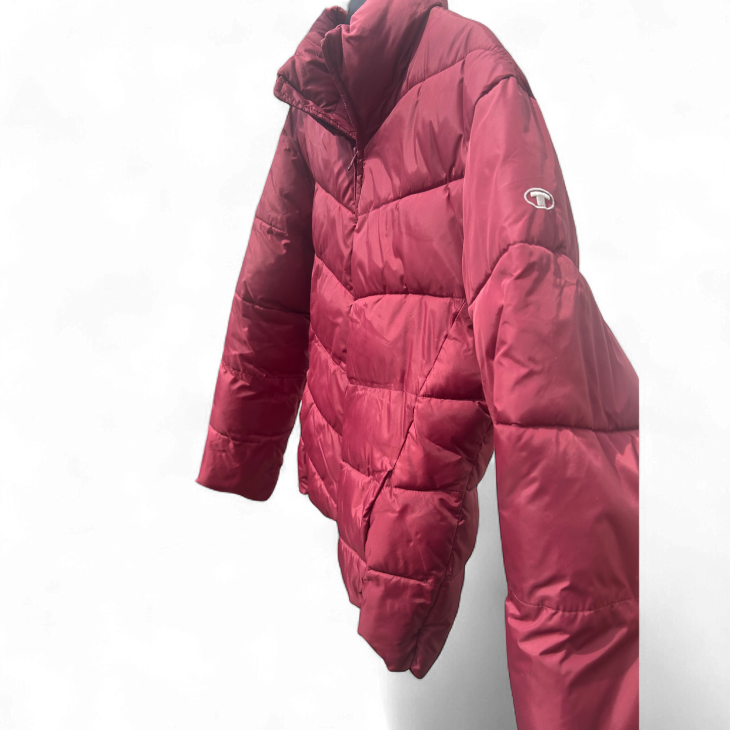 Tom Tailor Damen Jacke Rot Größe 38 Leicht Gefüttert Top Zustand Übergangsjacke