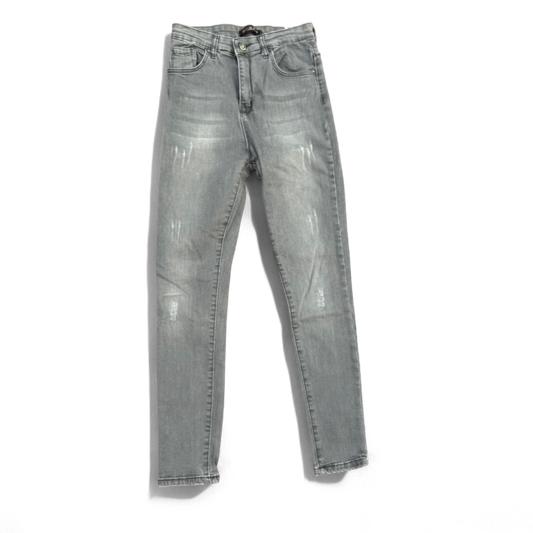 👖 Damen Jeans Grau Gr. 28 – Used Look & Stretch 🖤