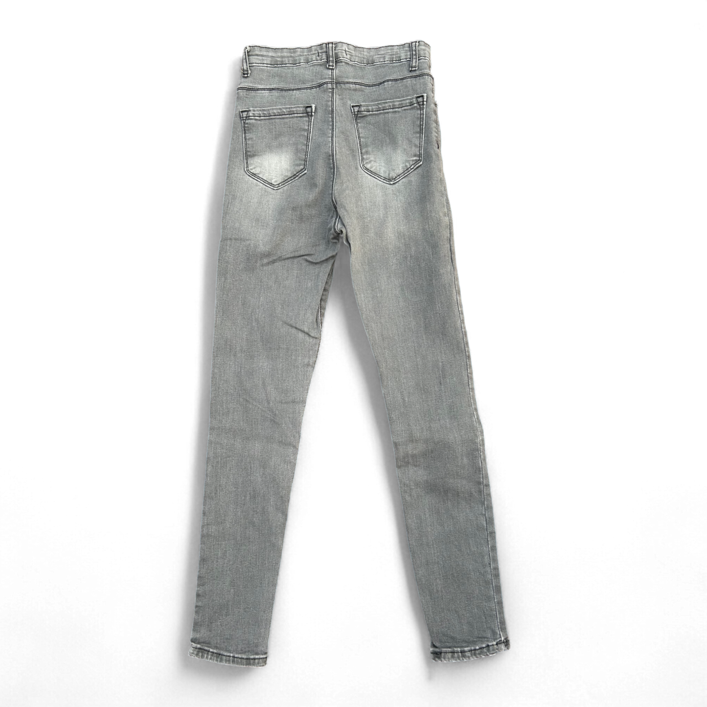👖 Damen Jeans Grau Gr. 28 – Used Look & Stretch 🖤