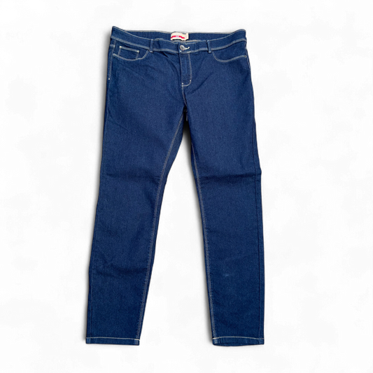 🟦 Janina Damen Slim Jeans Blau Gr. 48 – Wie Neu & Stretch 💙