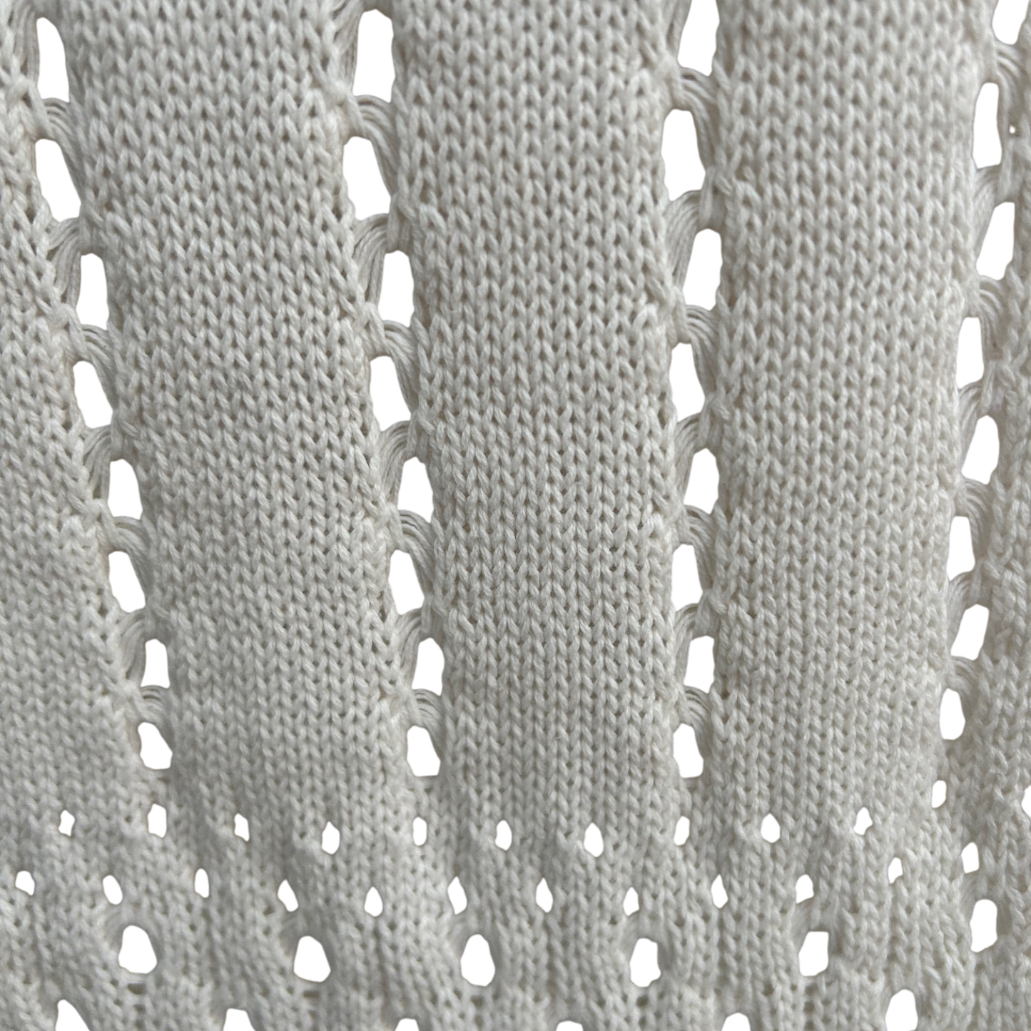 Esprit Weste Damen Gr XL Weiß Strick Baumwolle Ärmellos Knöpfe Vintage Sommer