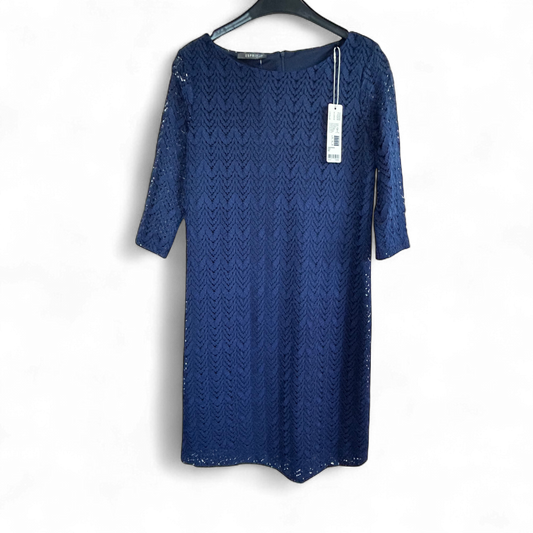 Esprit Kleid Damen Dress Damenkleid Gr. S Blau Neu Etikett Stretch Modern Look