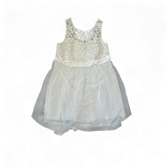 Bodyflirt Kleid Damen Dress Damenkleid Gr. 50 Weiß Spitze Sommerkleid Top Zustand