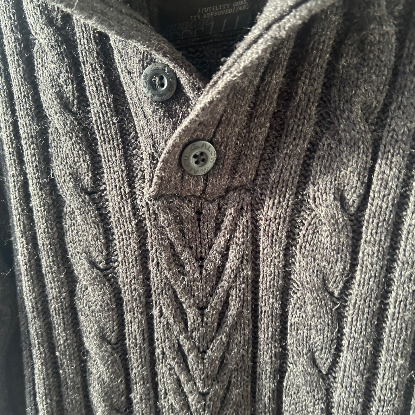 Angelo Litrico Pullover Herren Zopfmuster Strick Grau XL Warm Winter Zeitlos Modern