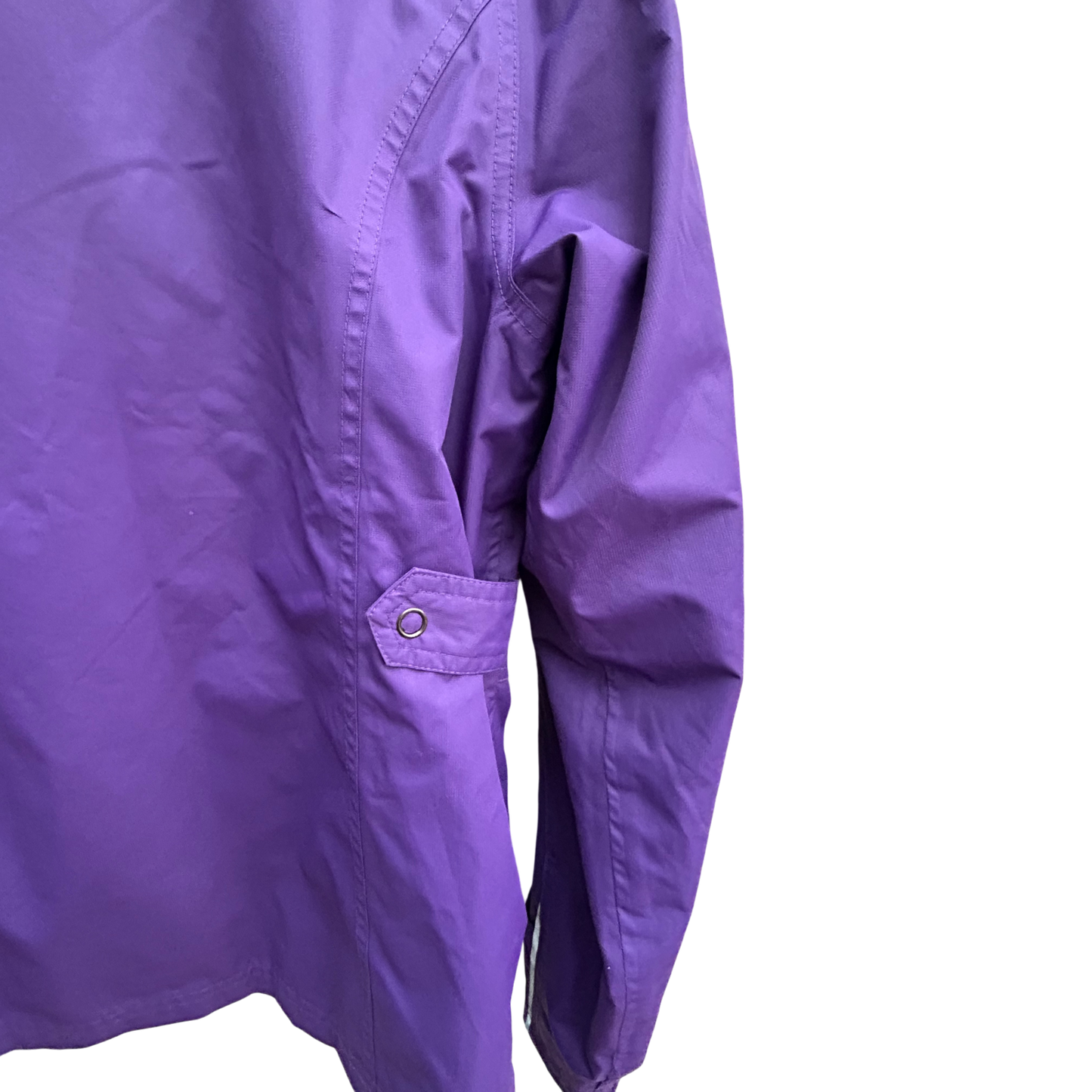 TCM Damen Outdoorjacke Gr 40 Lila Fleece Innenjacke Kapuze Winddicht Wetterfest