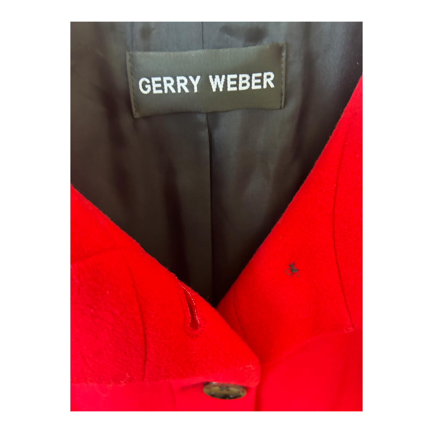 Gerry Weber Mantel Damen Rot Gr. 40 – Klassisch, Elegant, Hochwertig, Winter