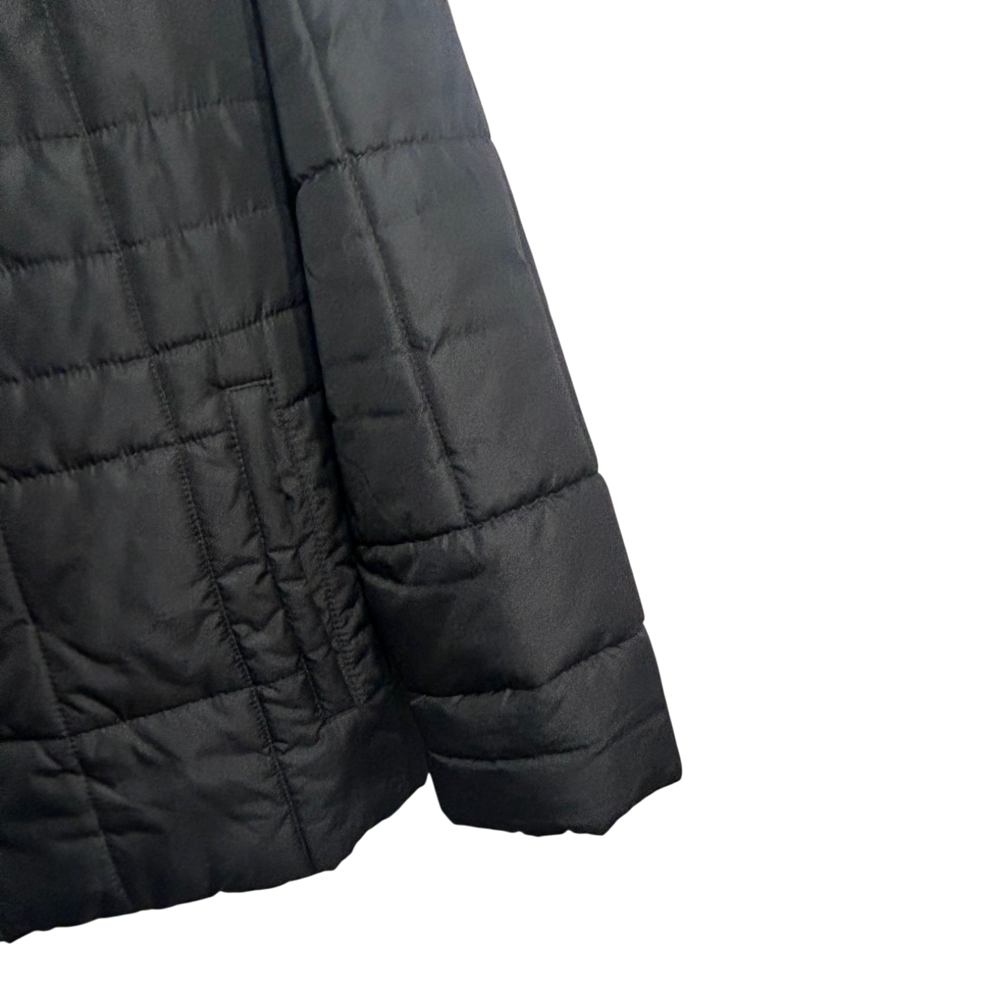 Taifun Jacke Damen Gr 46 Schwarz Steppjacke Warm Übergangsjacke Reißverschluss Neu