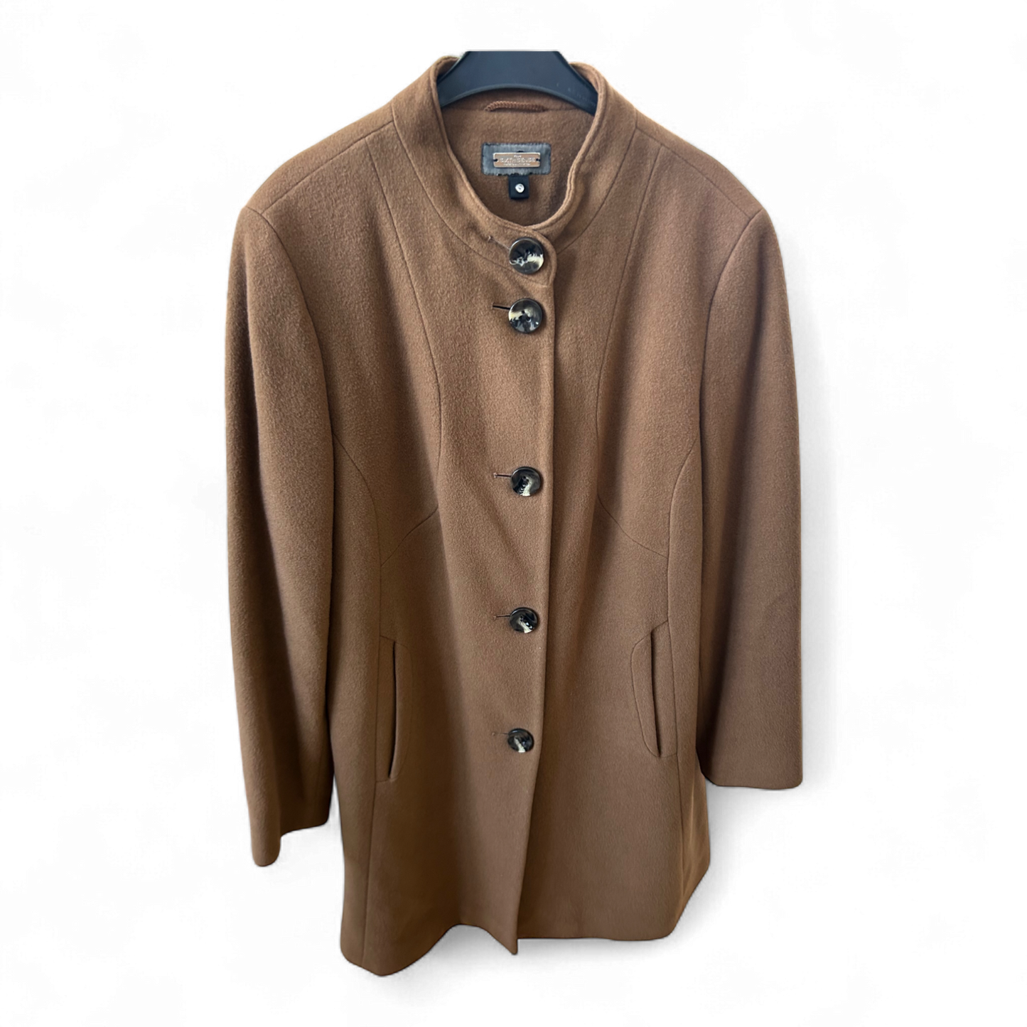 Damen Mantel braun Gr 42 Sixth Sense Schurwolle Kaschmir elegant Winterjacke