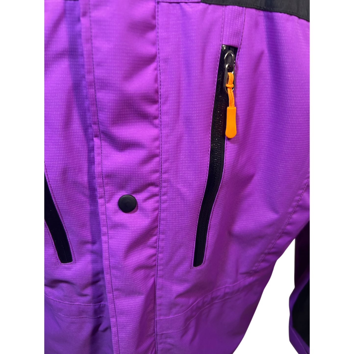 NEU AiiKo Outdoorjacke Violett 2in1 Gr M  Fleece Kapuze Nepal Unisex