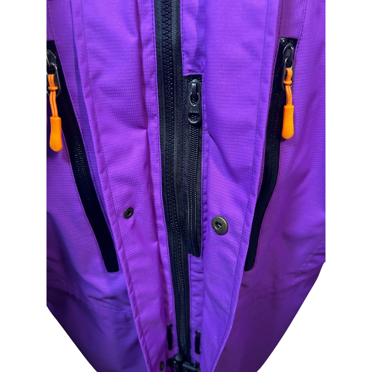 NEU AiiKo Outdoorjacke Violett 2in1 Gr M  Fleece Kapuze Nepal Unisex