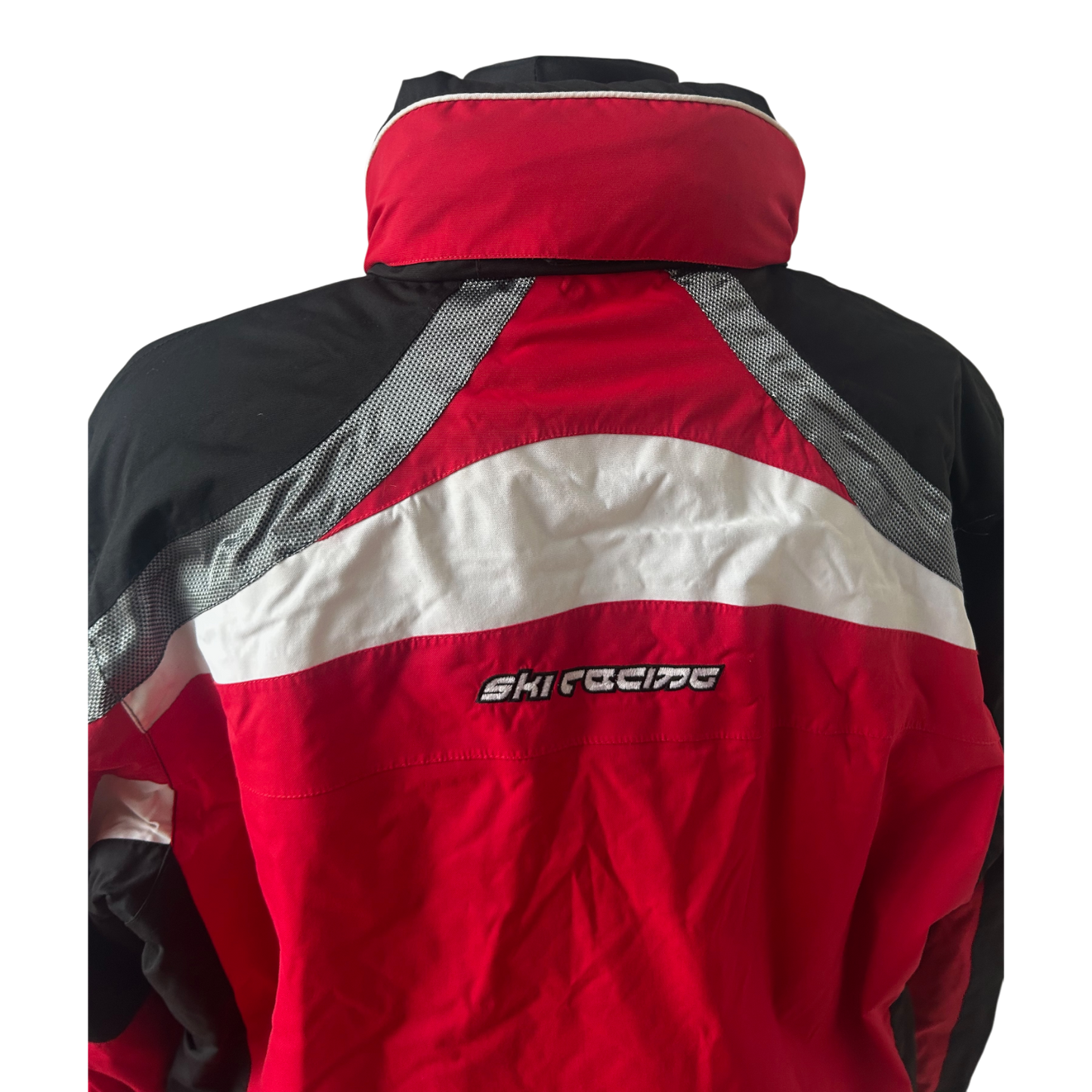 Multitex Herren Skijacke XL Rot Schwarz Outdoor Jacke Winter Funktionsjacke Gr 56