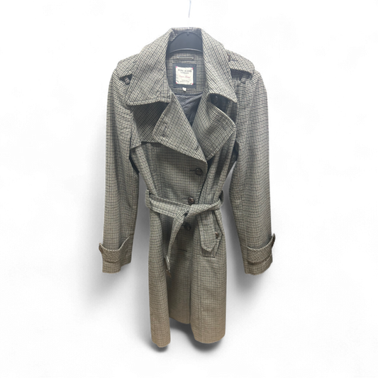 Pepe Jeans Trenchcoat Gr S Hahnentritt Baumwolle Gürtel Vintage 98 cm