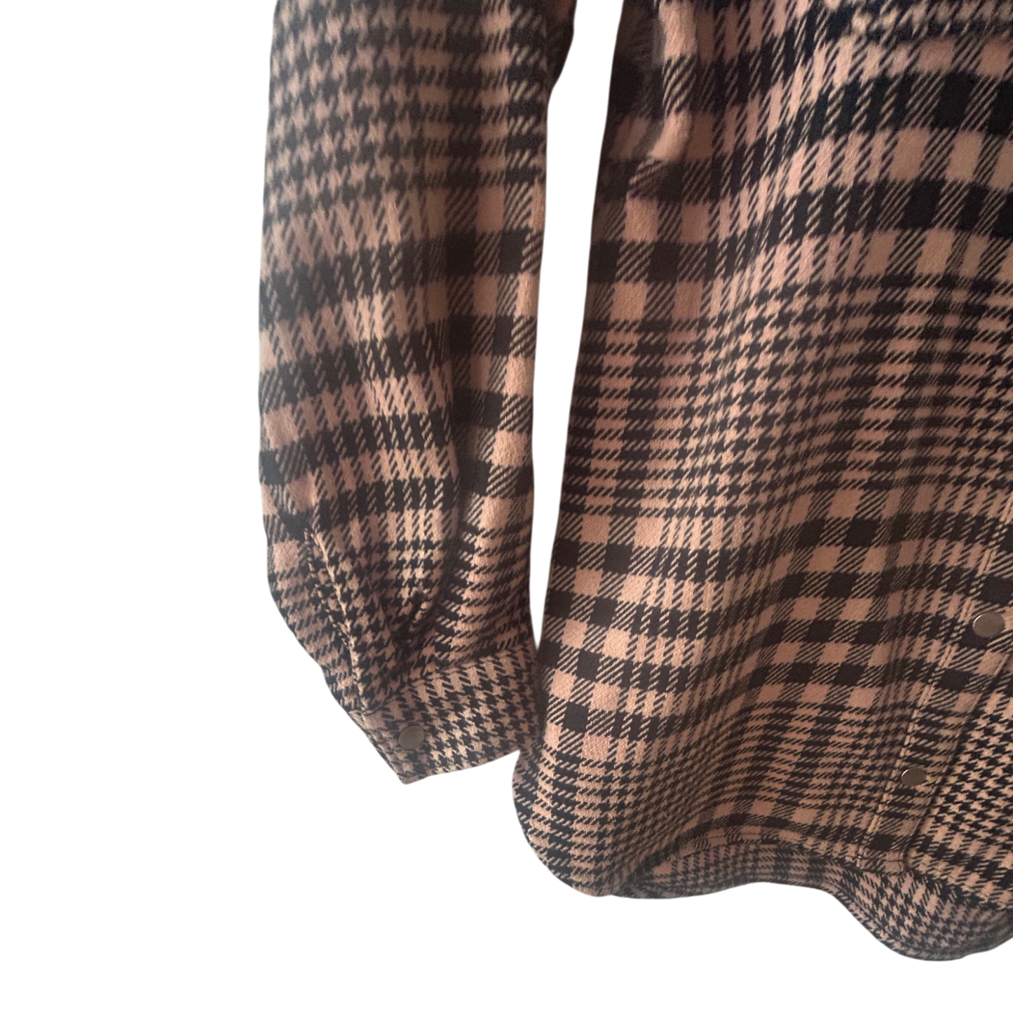 H&M Mädchen Bluse Hemd Gr 158 Rosa Kariert Langarm Baumwolle