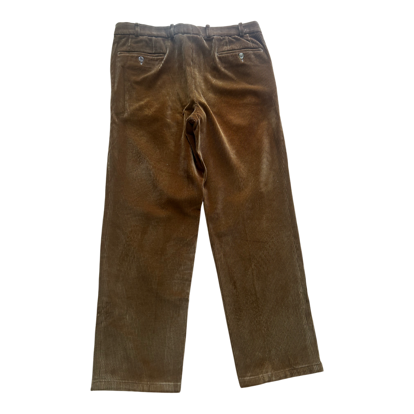 Herren Cordhose DuPont Teflon Braun Gr 25 Gerade Passform Baumwolle