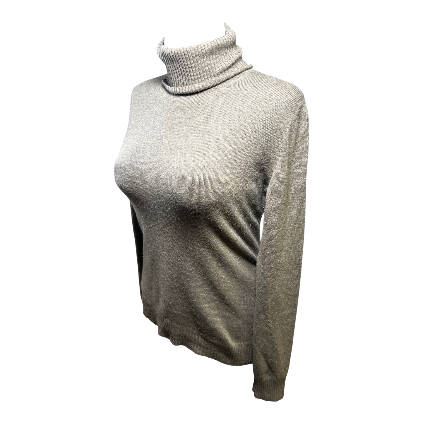 Loro Piana Rollkragenpullover Damen Beige Cashmere Strick Italien Deutsche Gr 38