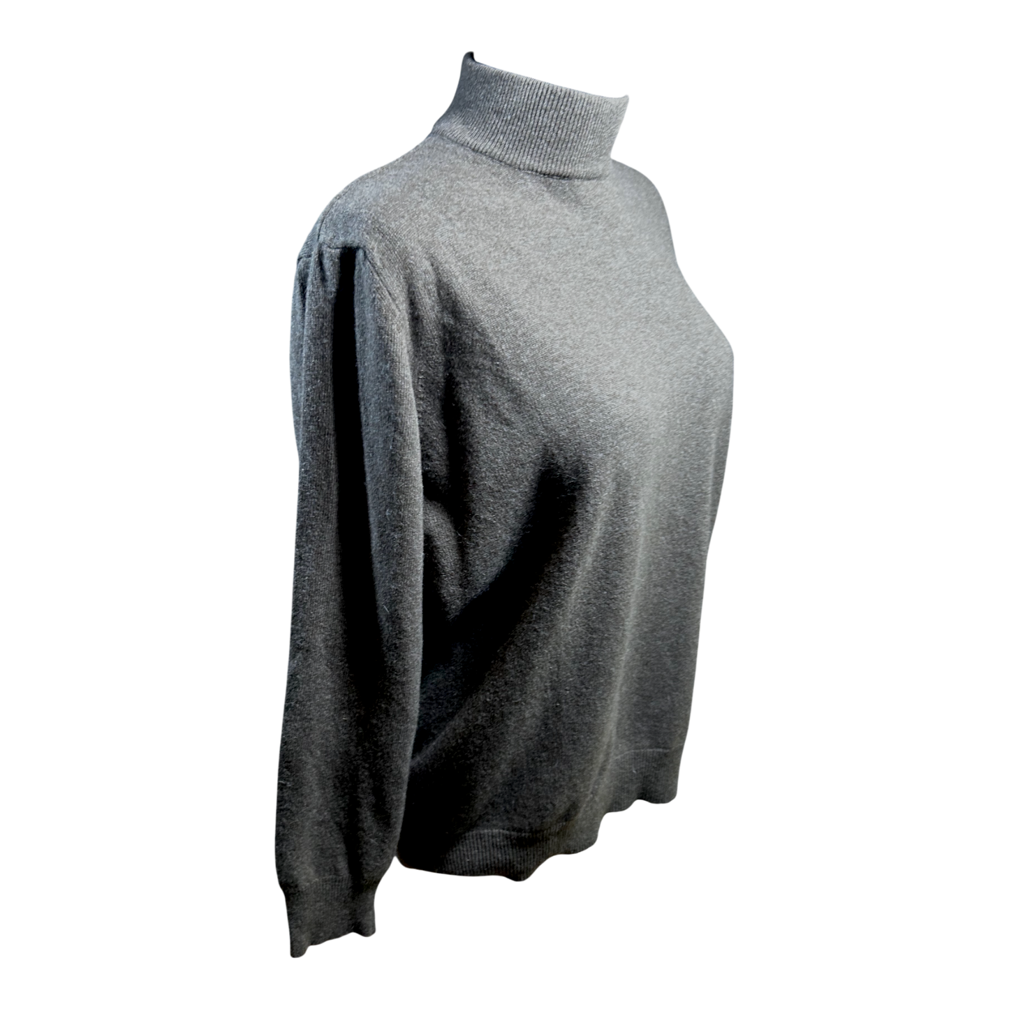 Marco Pecci Rollkragenpullover Damen Strickpullover Braun 3XL Wolle Angora Elegant