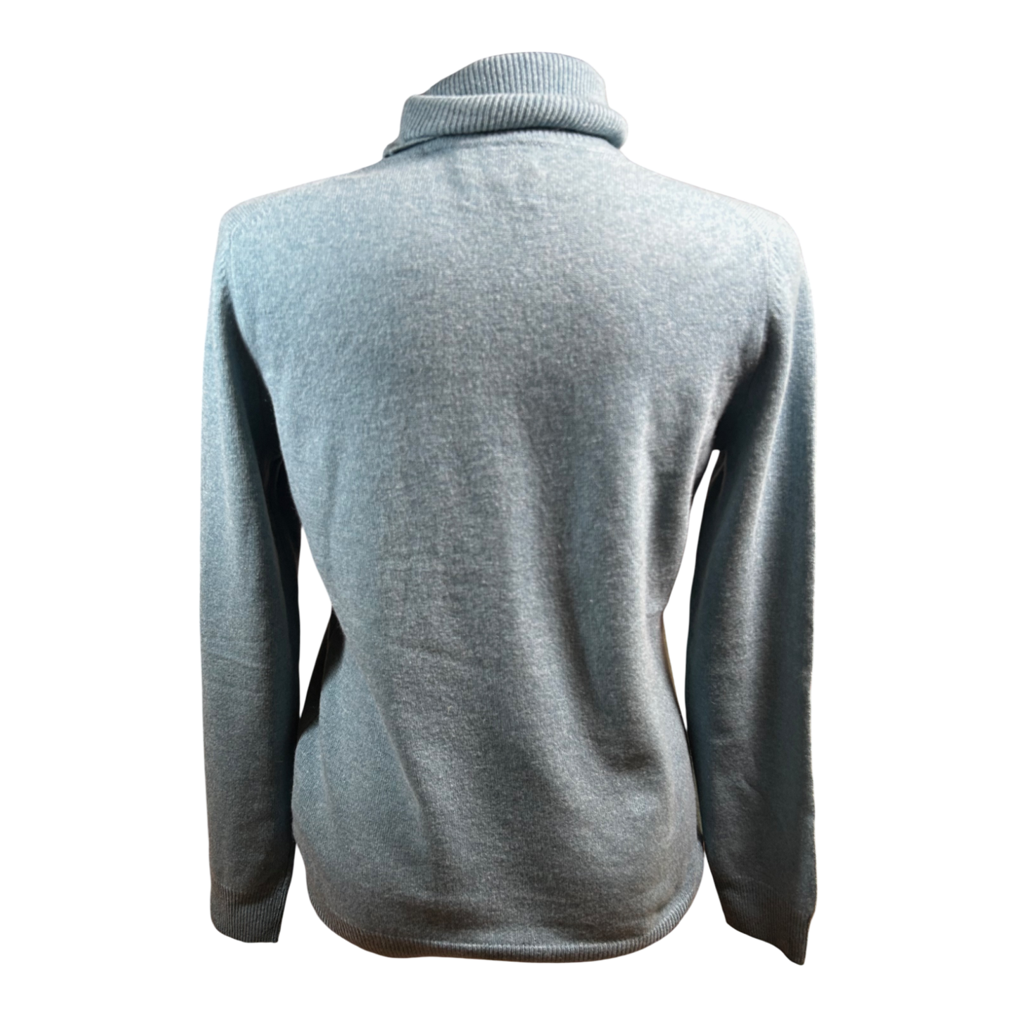 Galeria Cashmere Rollkragenpullover Damen Gr 38 Türkis Kaschmir Fein Strick