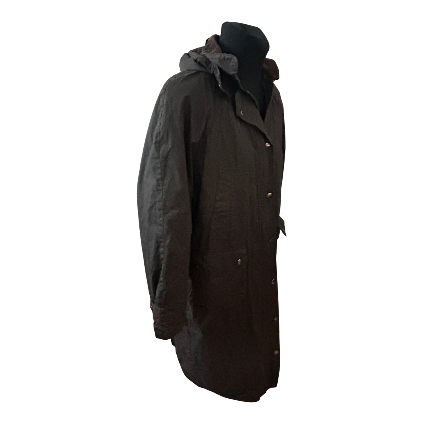 Loesdau Mantel Herren Outdoor Jagdmantel Baumwolle Polyester Gr L Braun