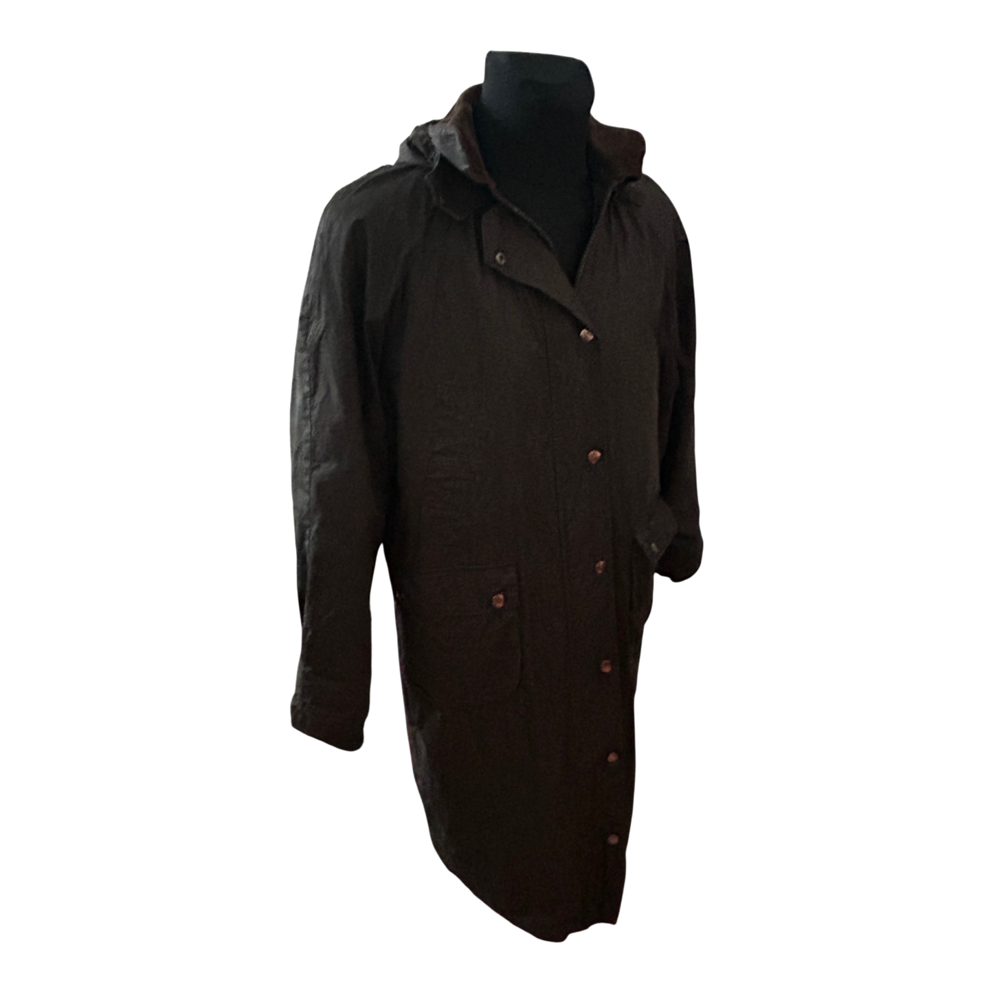 Loesdau Mantel Herren Outdoor Jagdmantel Baumwolle Polyester Gr L Braun