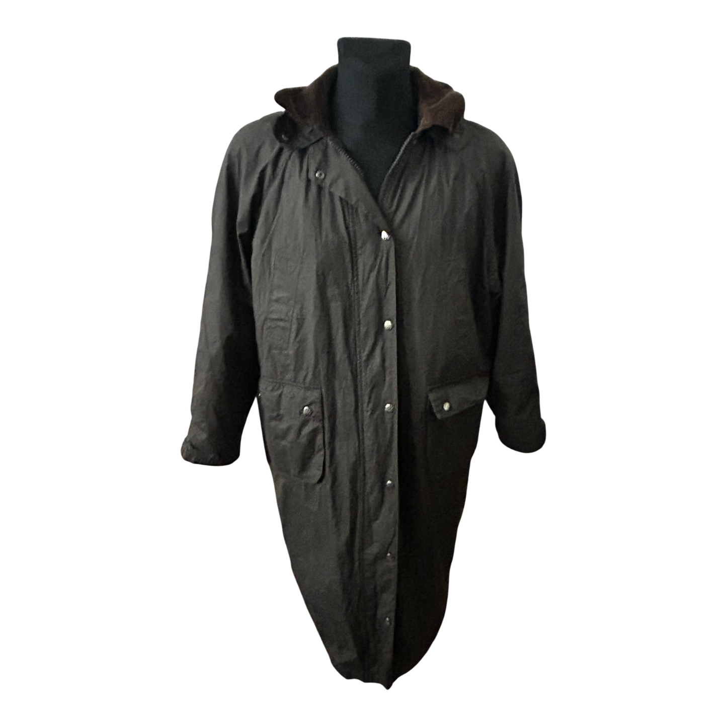 Loesdau Mantel Herren Outdoor Jagdmantel Baumwolle Polyester Gr L Braun