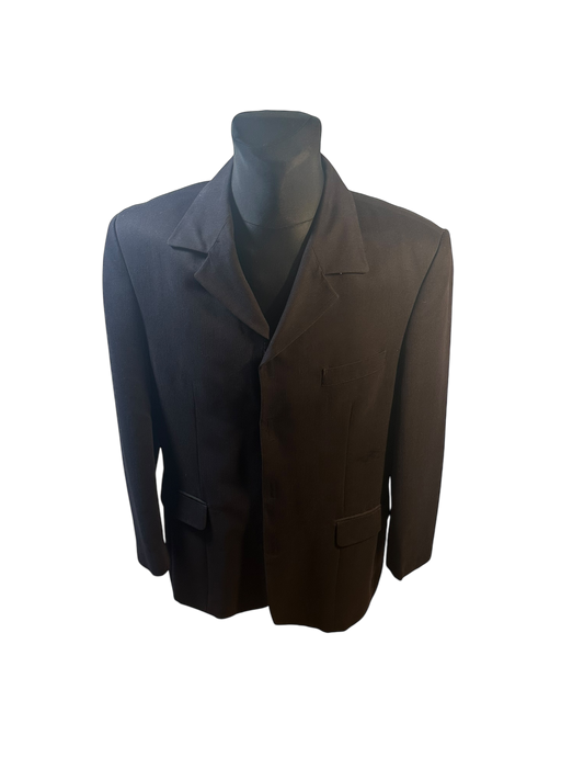 Downstairs Sakko Gr. 50 Schwarz Herren Sakko Viskosemix Modern Elegant