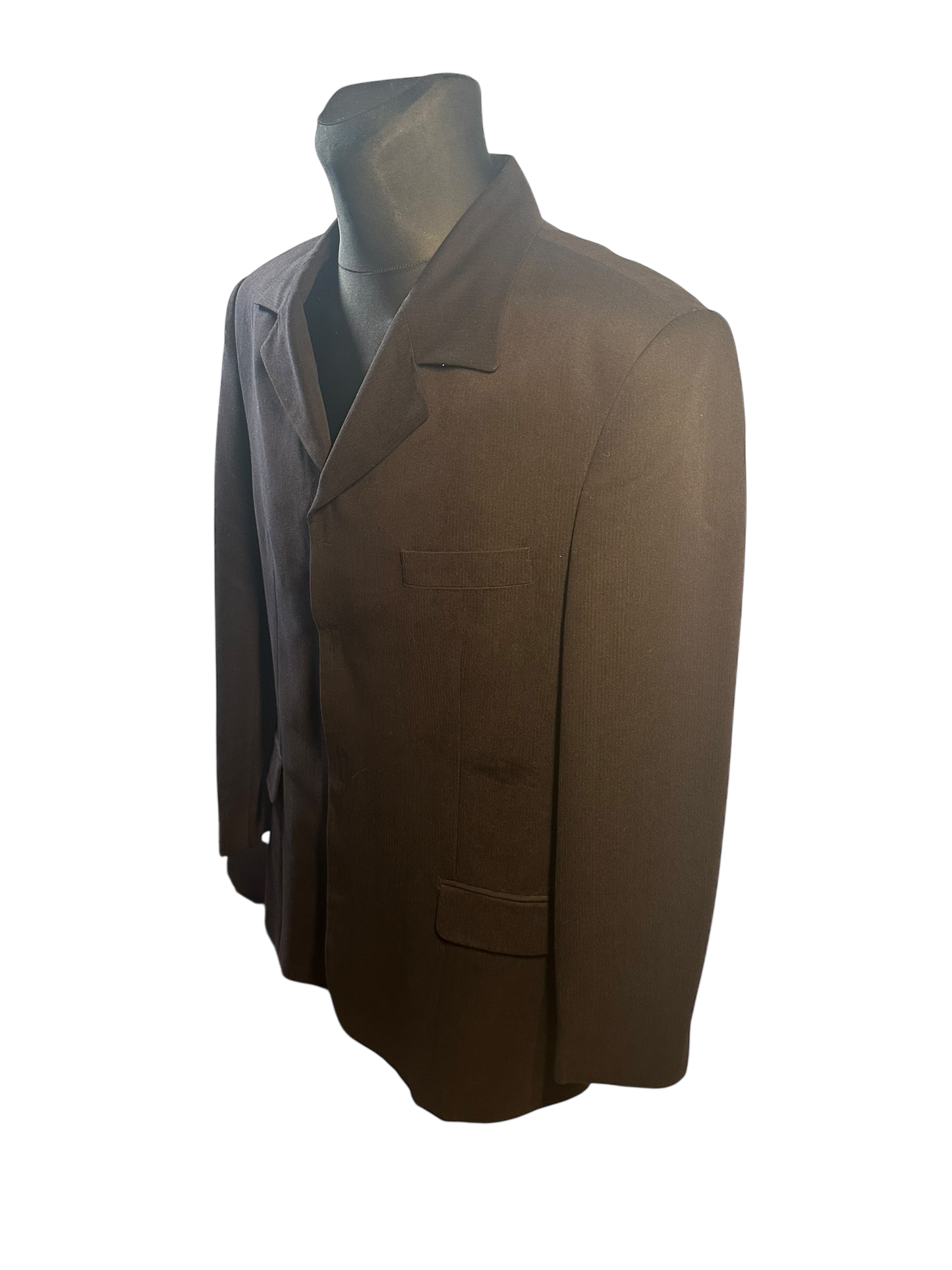 Downstairs Sakko Gr. 50 Schwarz Herren Sakko Viskosemix Modern Elegant