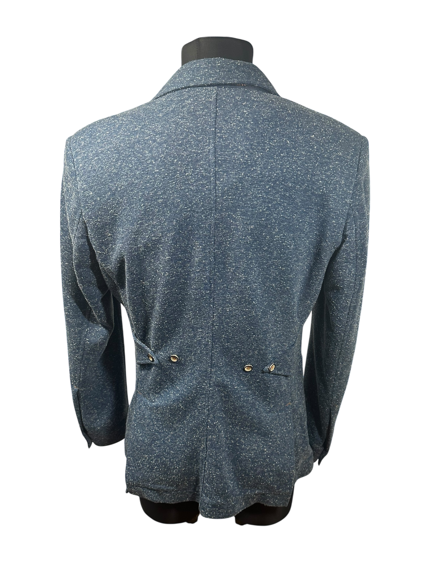 A Fish Named Fred Sakko Herren Sweatshirtjacken Stil Blau Meliert Casual