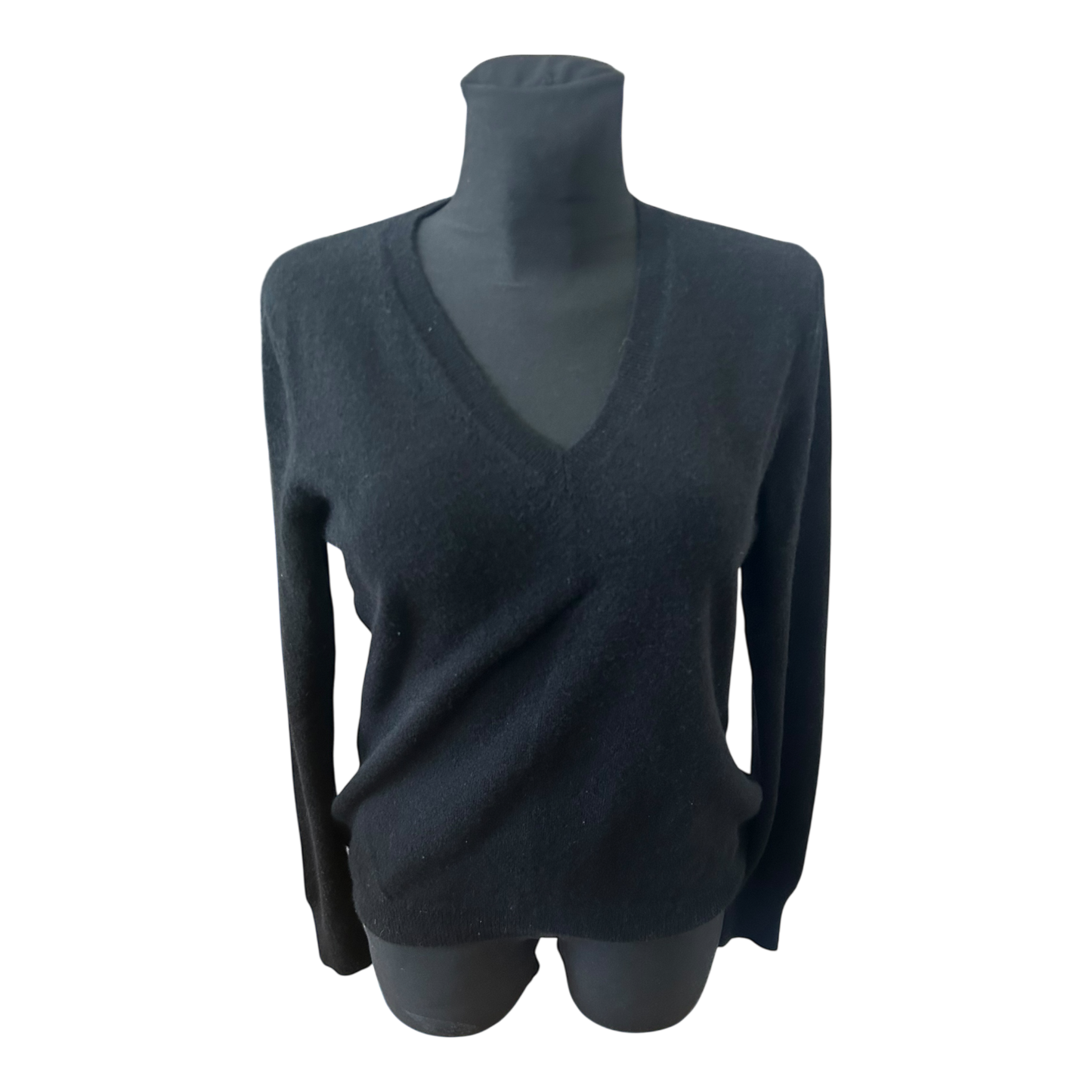 Galeria Cashmere Pullover Damen Gr M Schwarz V Ausschnitt 100 Cashmere